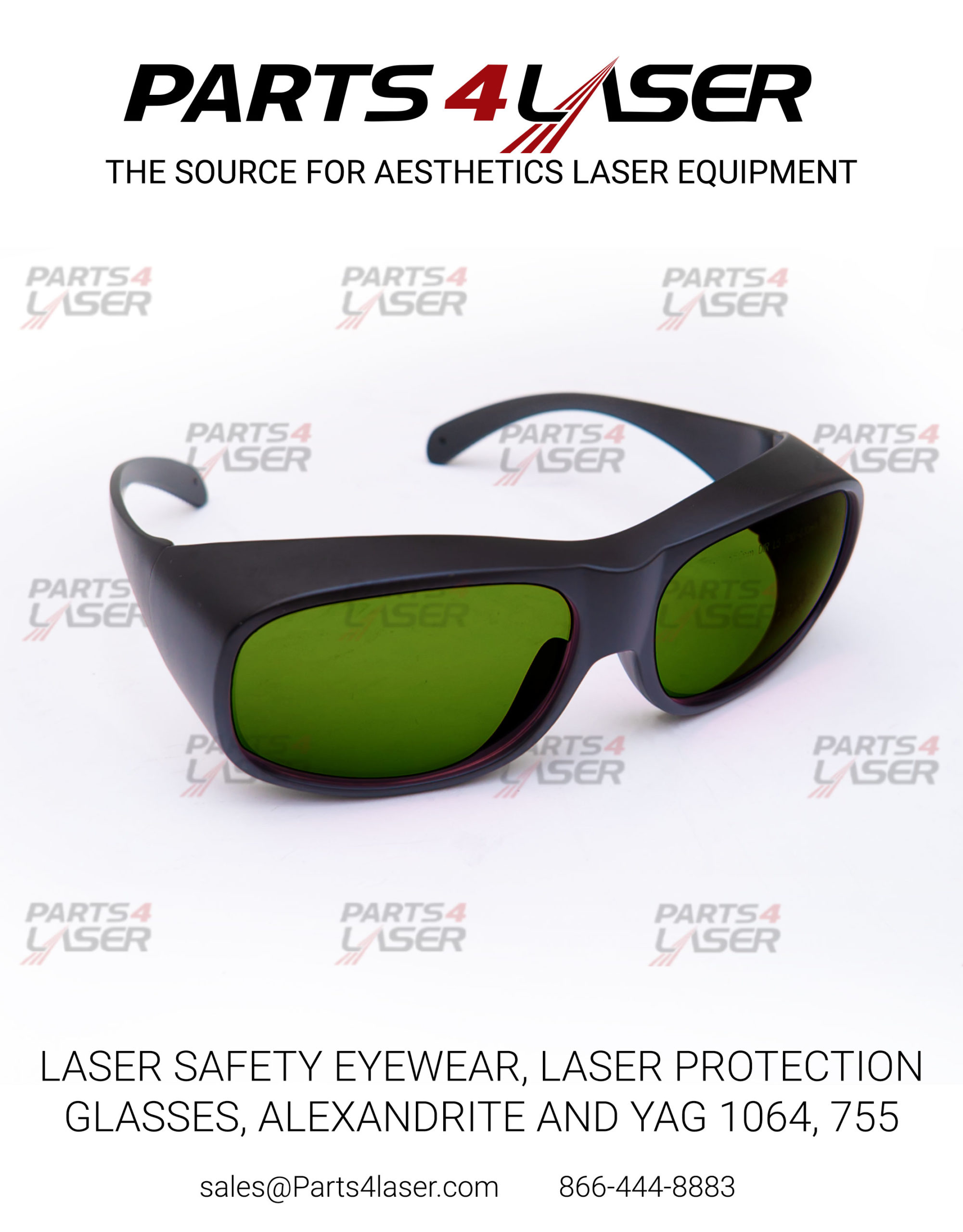 OD6 IR laser Lunettes de protection pour 650nm/780nm/808nm/980nm/1064nm YAG Lunettes. 