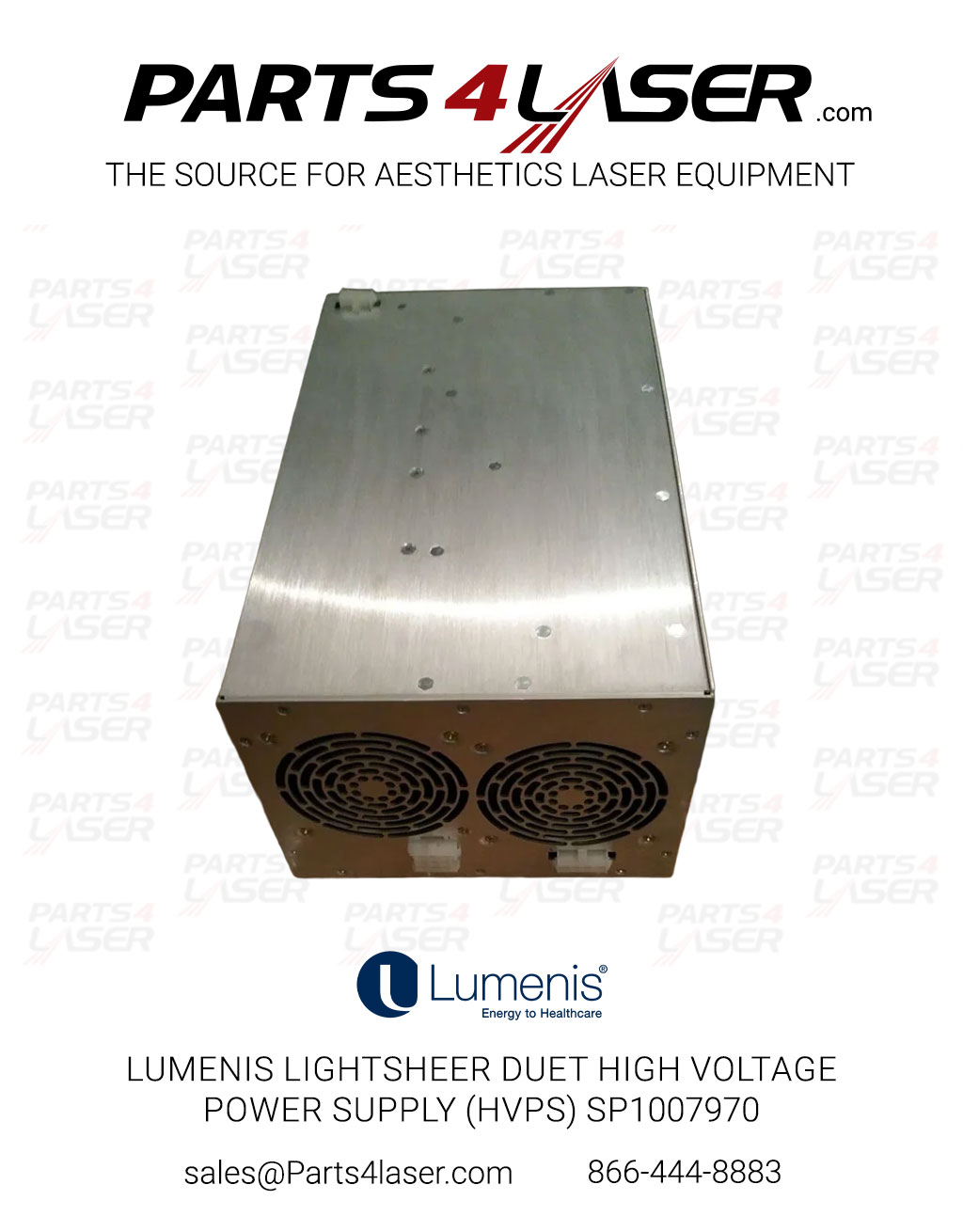 LUMENIS LIGHTSHEER DUET HIGH VOLTAGE POWER SUPPLY (HVPS) SP1007970 LUPS1938