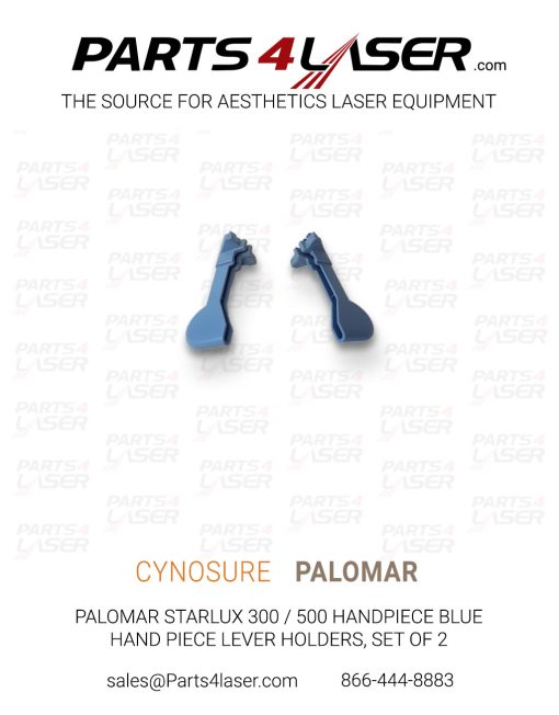 PALOMAR STARLUX 300 /  500 HANDPIECE BLUE HAND PIECE LEVER HOLDERS, SET OF 2, PASC2506 B93 - Image 2