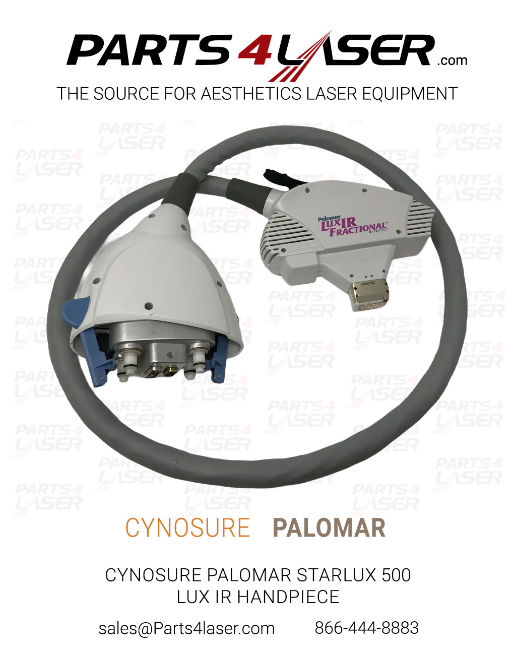 CYNOSURE PALOMAR STARLUX 500 LUXIR HANDPIECE REPAIR / REFURBISH / REBUILD, LUX IR