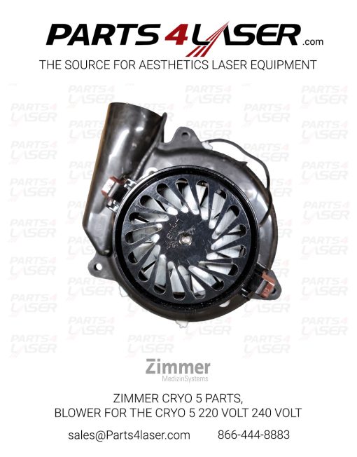 ZIMMER CRYO 5 PARTS, BLOWER FOR THE CRYO 5  220 VOLT 240 VOLT ZICN2678 - Image 2