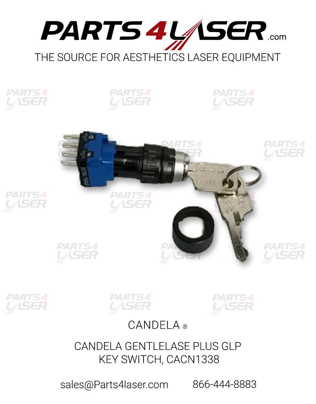 CANDELA GENTLELASE PLUS GLP KEY SWITCH, CACN1338, C65