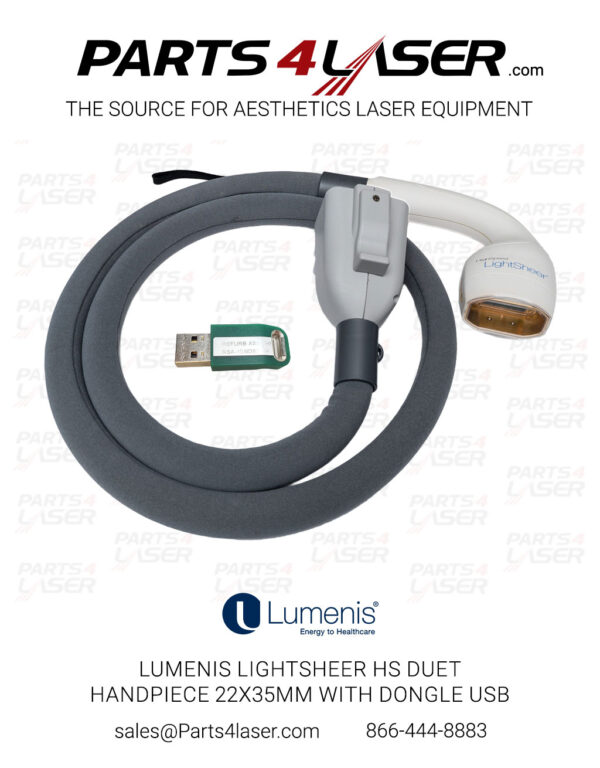LUMENIS LIGHTSHEER HS DUET HANDPIECE 22X35MM WITH DONGLE USB