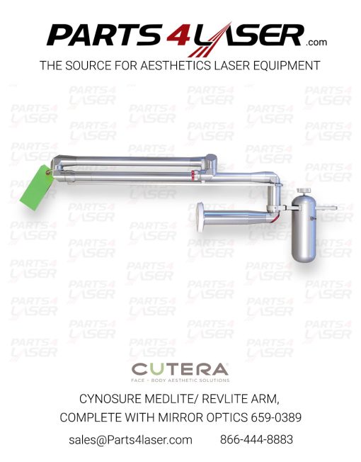 CYNOSURE MEDLITE/ REVLITE ARM , COMPLETE WITH MIRROR OPTICS 659-0389 CYCN3046