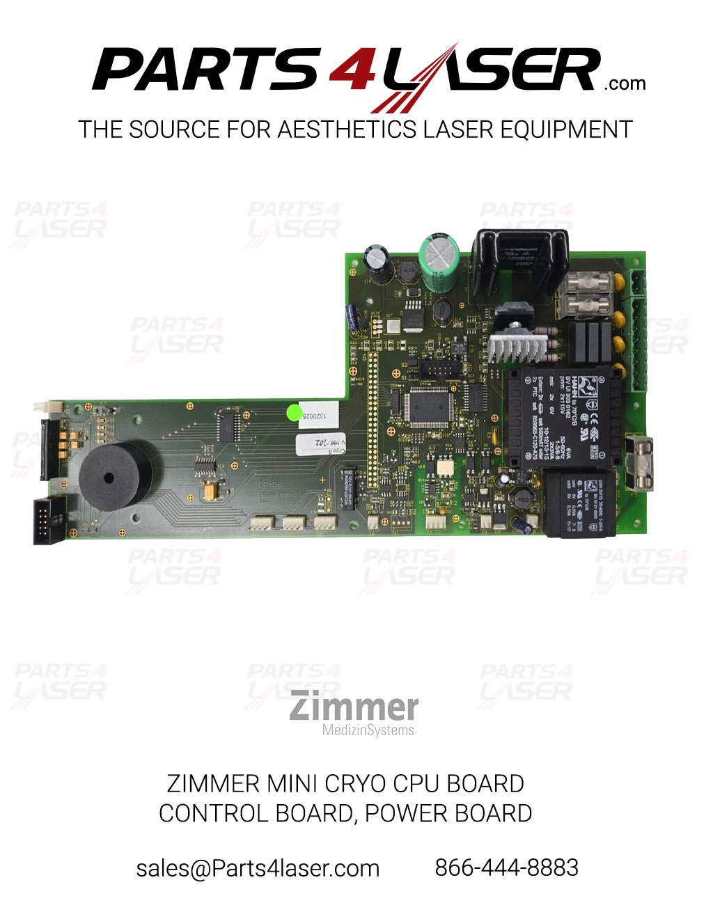 ZIMMER MINI CRYO CPU BOARD, CONTROL BOARD, POWER BOARD ZiPC3744