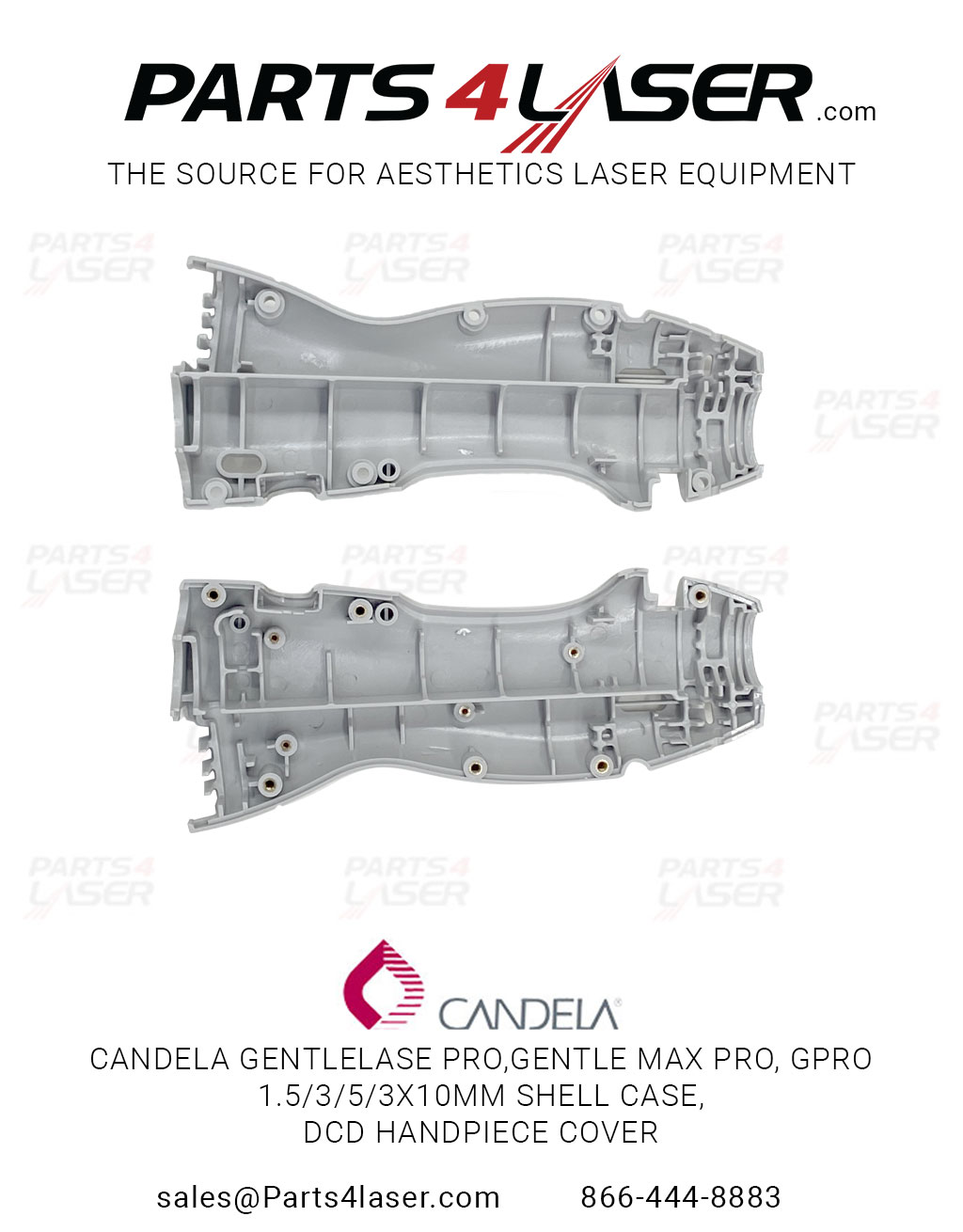 Candela Pro Gentle Max Pro Specialty 1 5 3 5 3x10mm Shell Case Handpiece Cover Casc3032 Parts4laser