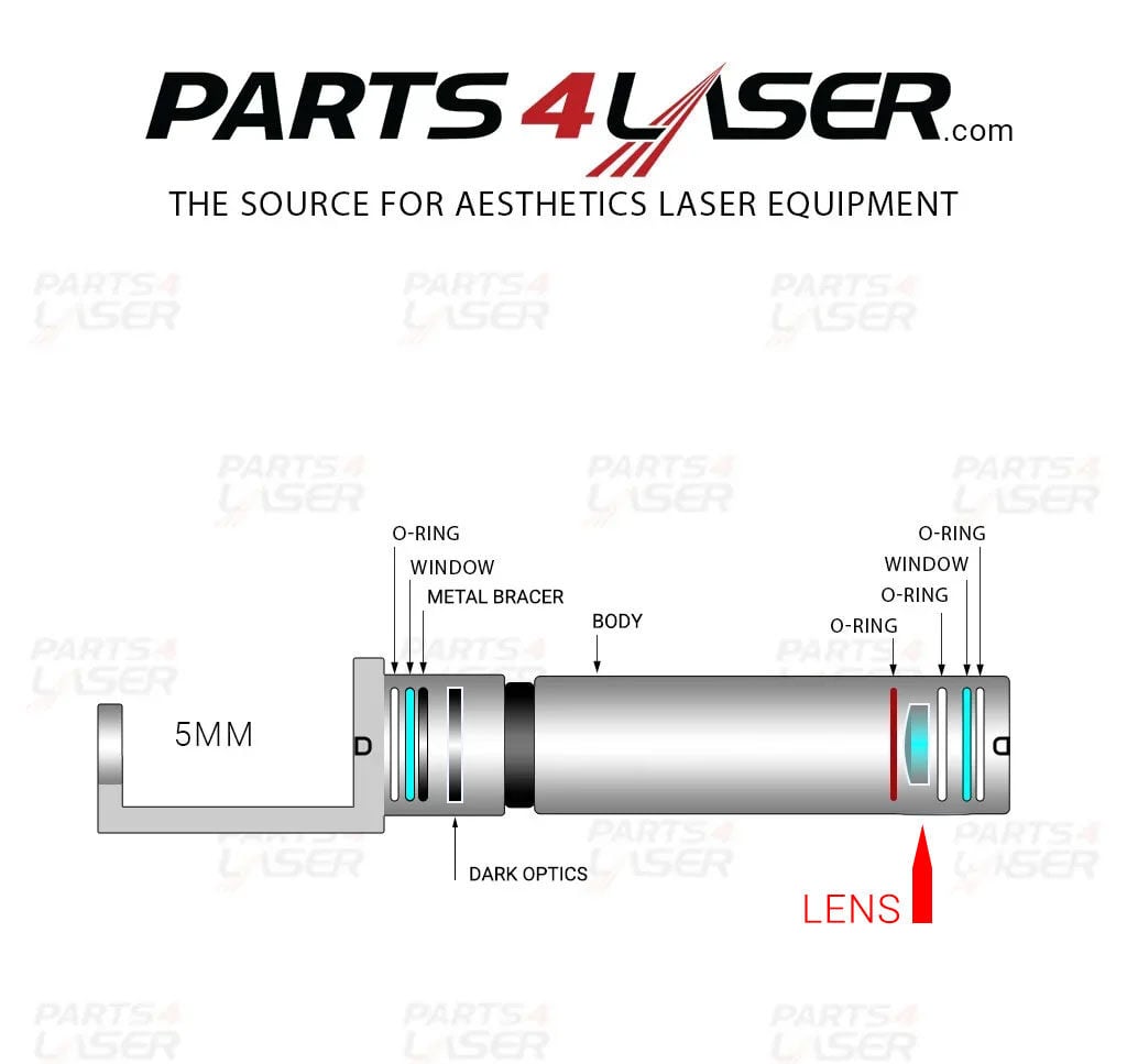 DISTANCE GAUGE 5MM SLIDER OPTIC FOR CANDELA® VBEAM PERFECTA7122-00-3581 CAOP1272, B28