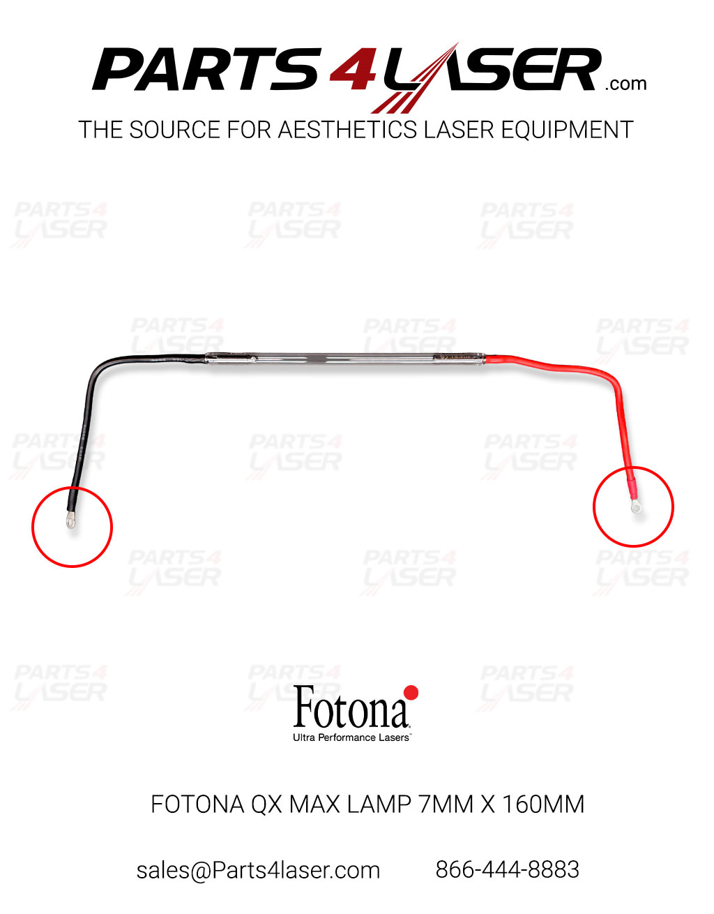 FOTONA QX MAX STARWALKER FLASH LAMP FOFL3259 7mm X 160mm FOFL3259