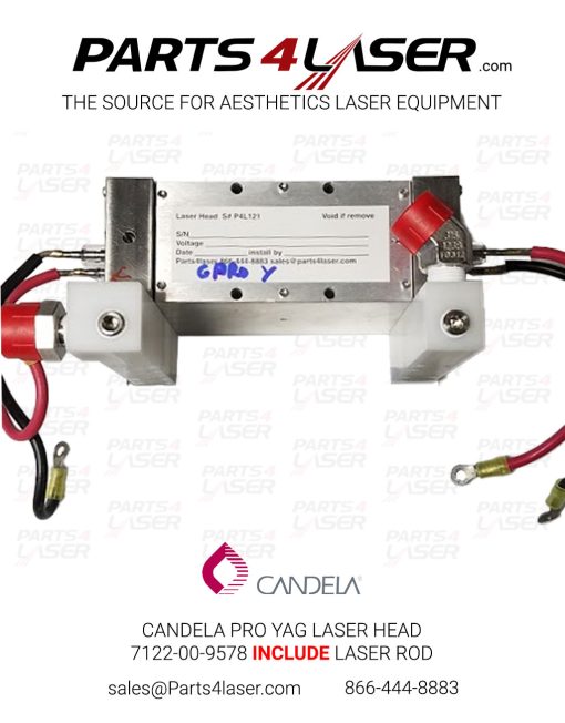 CANDELA PRO YAG LASER HEAD 7122-00-9578 INCLUDE LASER ROD , CALH3256