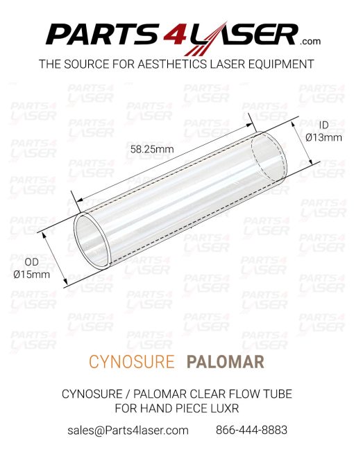 CYNOSURE / PALOMAR CLEAR FLOW TUBE FOR HAND PIECE LUXR PAOP2478