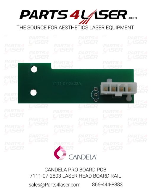 CANDELA PRO BOARD PCB 7111-07-2803 LASER HEAD BOARD RAIL CAPC2852 - Image 4