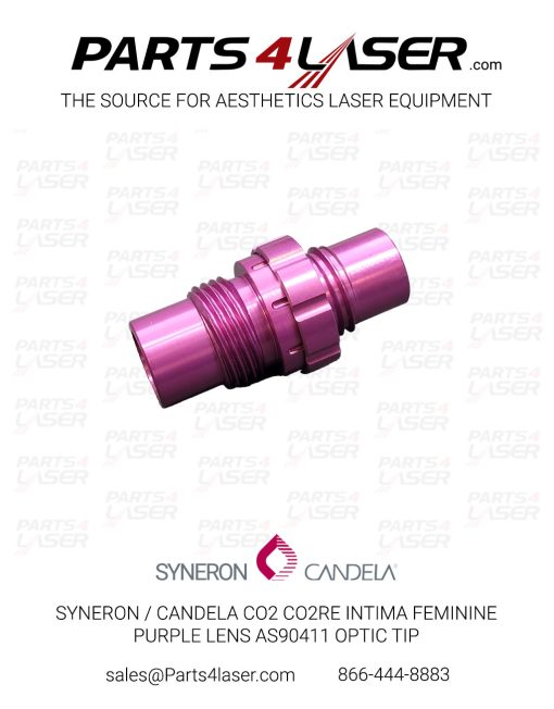 SYNERON CANDELA CO2 CO2RE INTIMA FEMININE PURPLE LENS AS90411 OPTIC TIP CAOP3619