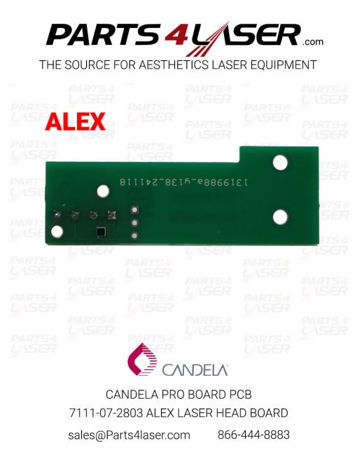 CANDELA PRO BOARD PCB 7111-07-2803 LASER HEAD BOARD ALEX CAPC2852 - Image 4