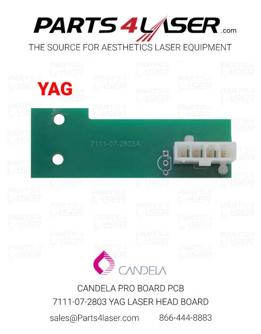 CANDELA PRO BOARD PCB 7111-07-2803 LASER HEAD BOARD YAG CAPC2852 - Image 3