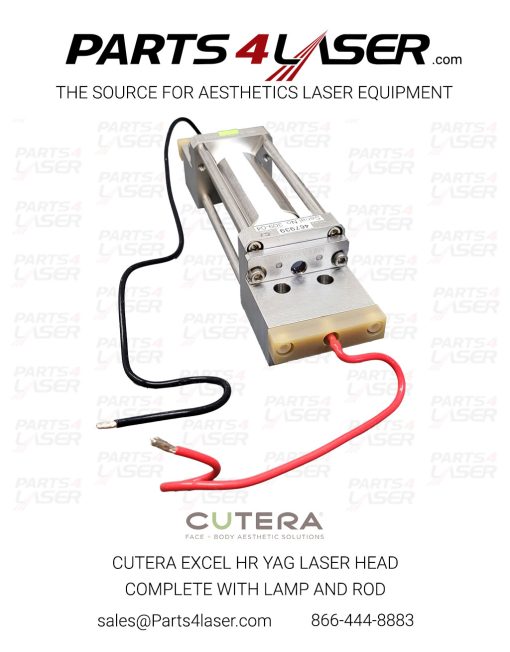 CUTERA EXCEL HR YAG LASER HEAD CAVITY PN 121005988 WITH LAMP AND ROD  QTY-1 CULH2845