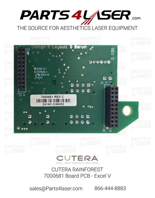 CUTERA RAINFOREST 7000681 BOARD PCB - EXCEL V CUPC3620 - Image 2