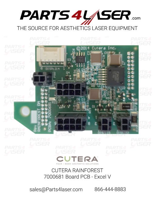 CUTERA RAINFOREST 7000681 BOARD PCB - EXCEL V CUPC3620