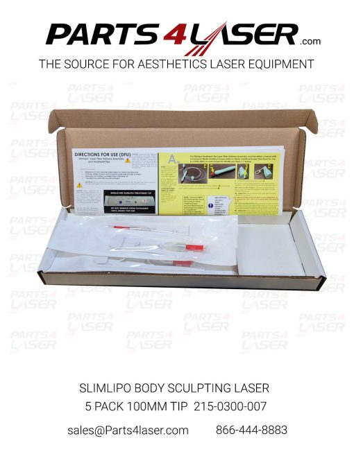 SLIMLIPO BODY SCULPTING LASER  5 PACK 100MM TIP  215-0300-007 PACN3640