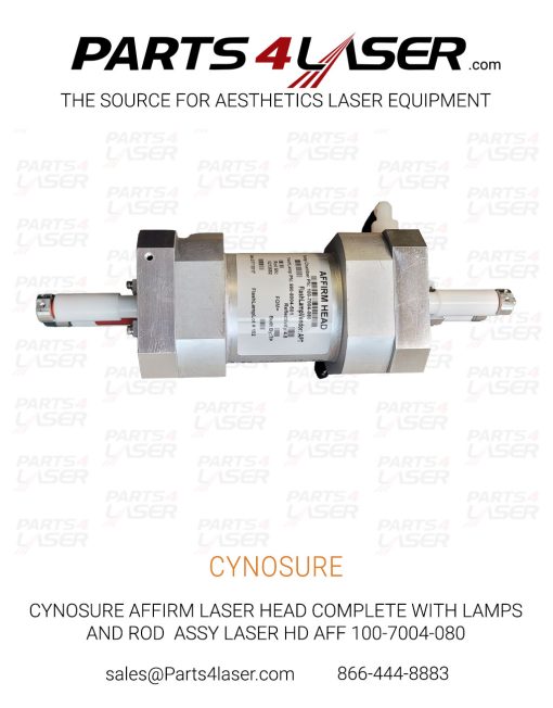 CYNOSURE AFFIRM LASER HEAD COMPLETE WITH LAMPS AND ROD  ASSY LASER HD AFF 100-7004-080 CYLH3650 - Image 2