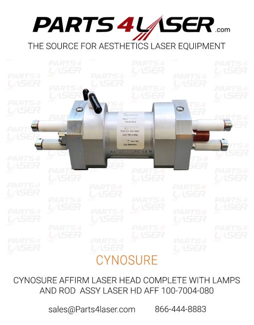 CYNOSURE AFFIRM LASER HEAD COMPLETE WITH LAMPS AND ROD  ASSY LASER HD AFF 100-7004-080 CYLH3650