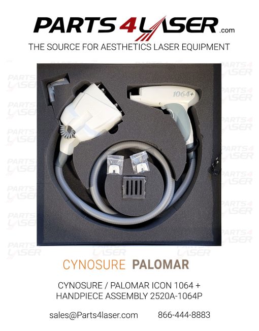 CYNOSURE / PALOMAR ICON 1064 + HAND PIECE ASSEMBLY 2520A-1064P PAHP3652