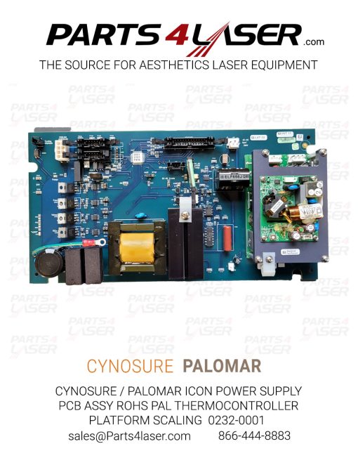 CYNOSURE / PALOMAR ICON POWER SUPPLY PCB ASSY ROHS PAL THERMOCONTROLLER PLATFORM SCALING  0232-0001 CYPS3647 - Image 3