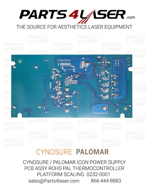 CYNOSURE / PALOMAR ICON POWER SUPPLY PCB ASSY ROHS PAL THERMOCONTROLLER PLATFORM SCALING  0232-0001 CYPS3647 - Image 2