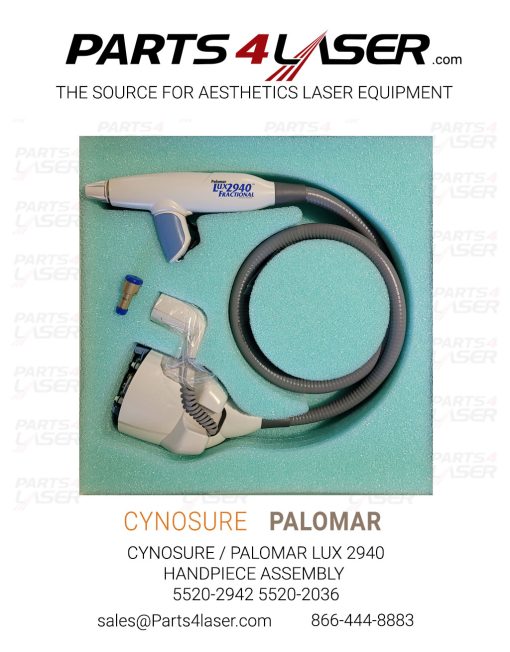 CYNOSURE / PALOMAR STARLUX 2940 HANDPIECE ASSEMBLY 5520-2942 5520-2036 PAHP3656