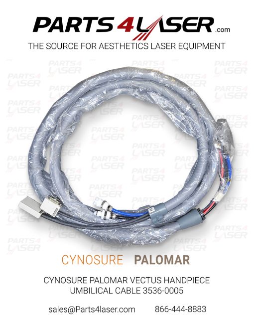 CYNOSURE PALOMAR VECTUS HANDPIECE UMBILICAL CABLE 3536-0005 CYCN3670