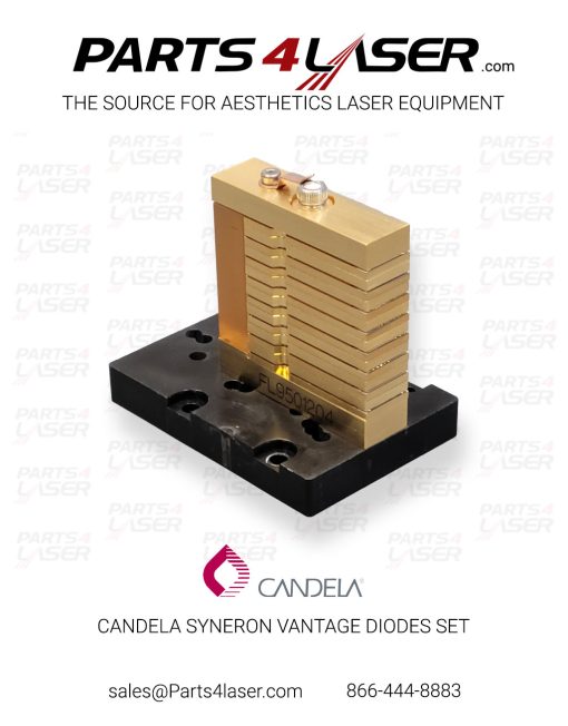 CANDELA SYNERON VANTAGE HAND PIECE  DIODES SET SYCN3665