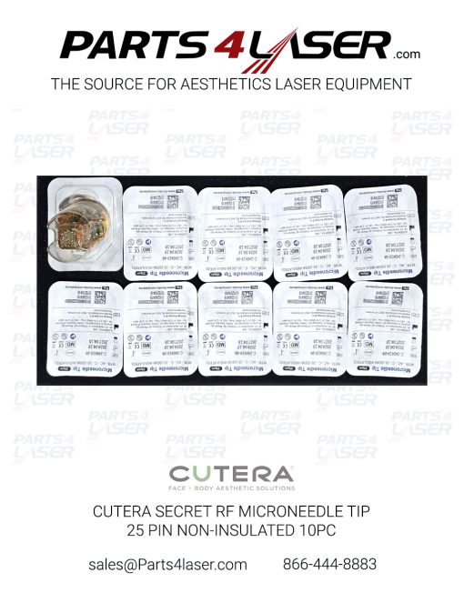 CUTERA SECRET RF MICRONEEDLE TIP 25 PIN NON-INSULATED 10PC - Image 2