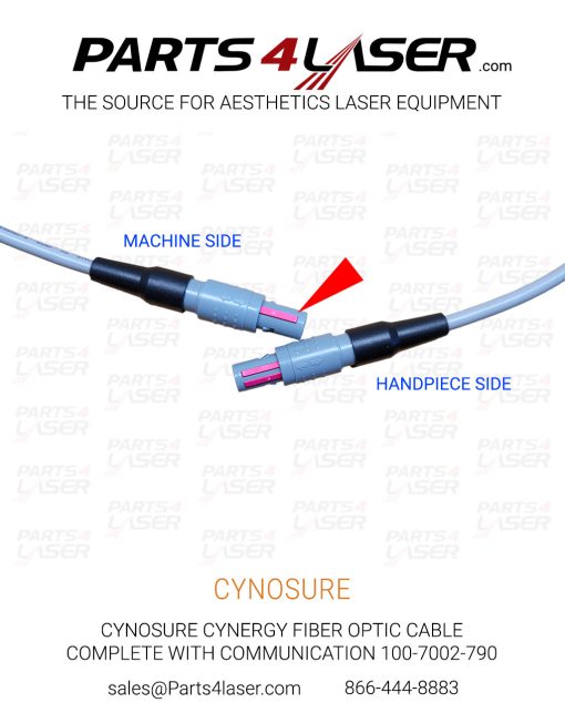 CYNOSURE CYNERGY FIBER OPTIC CABLE COMPLETE WITH COMMUNICATION 100-7002-790 CYFC3689 - Image 2