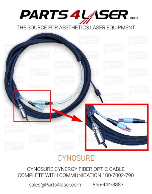 CYNOSURE CYNERGY FIBER OPTIC CABLE COMPLETE WITH COMMUNICATION 100-7002-790 CYFC3689