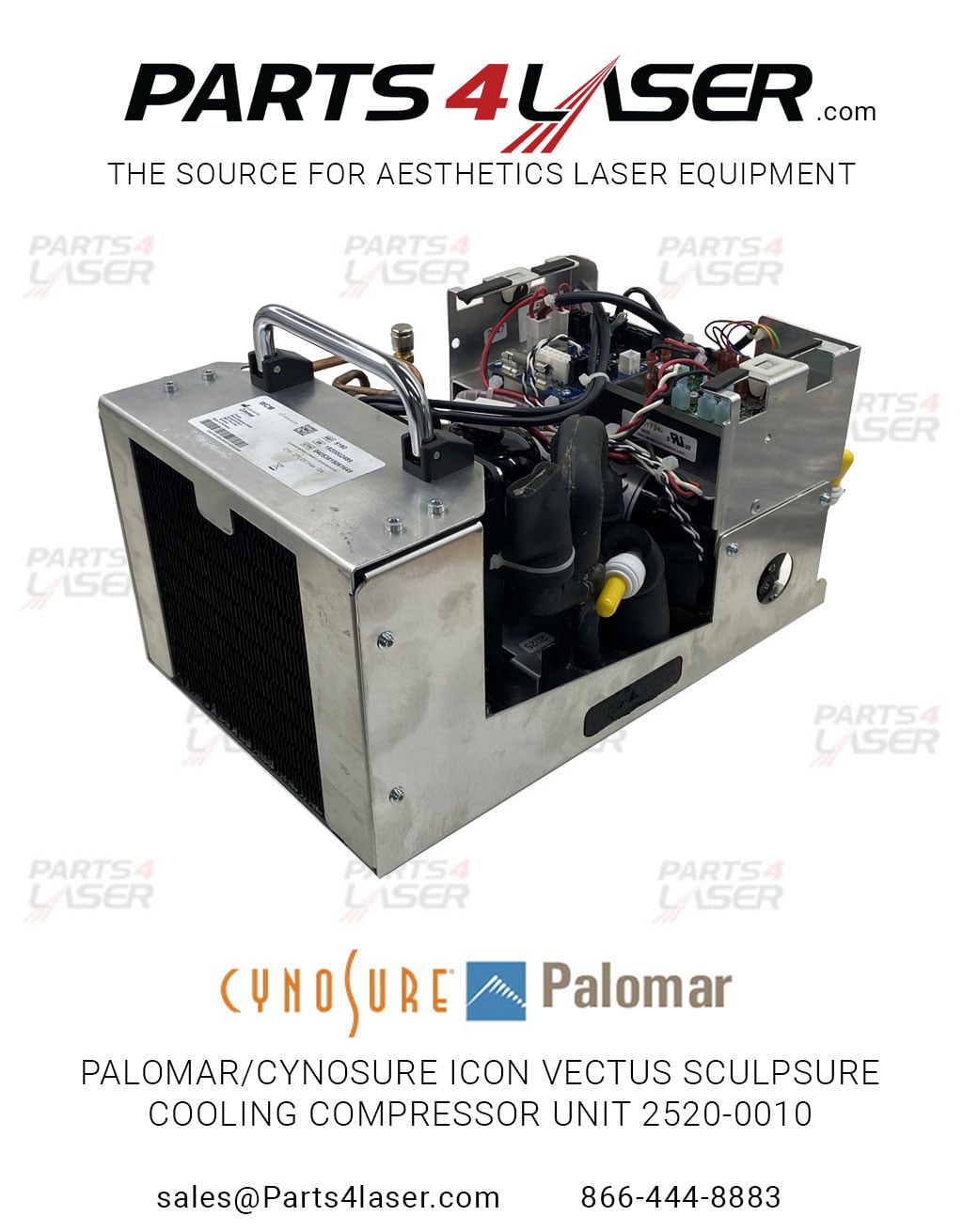 PALOMAR/CYNOSURE ICON VECTUS SCULPSURE CHILLER COOLING COMPRESSOR UNIT 2520-0010 PACN2937