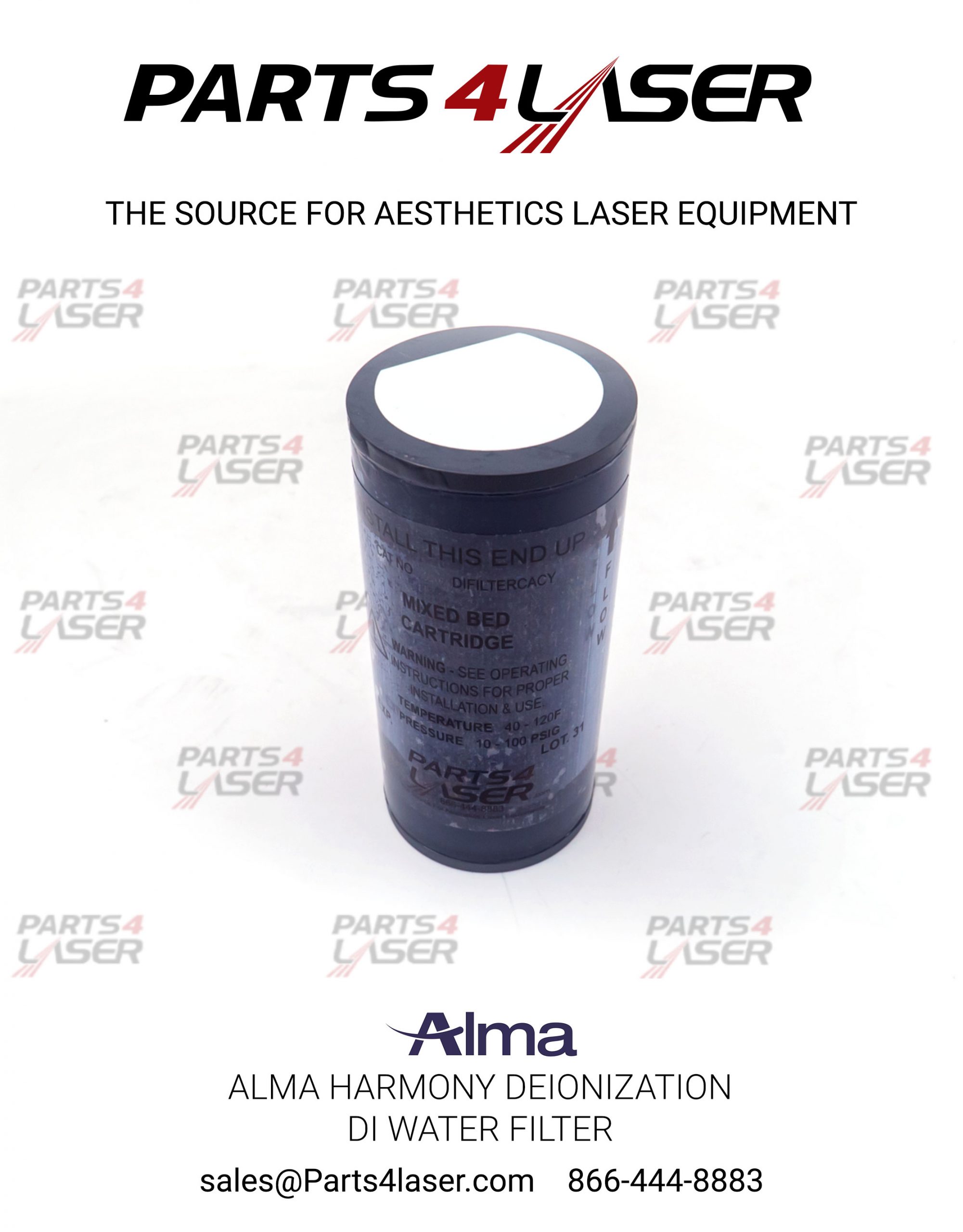 ALMA HARMONY DEIONIZATION DI WATER FILTER, DI WATER CARTRIDGE , ALFI1114, B21 for 6"/B31 for 4"