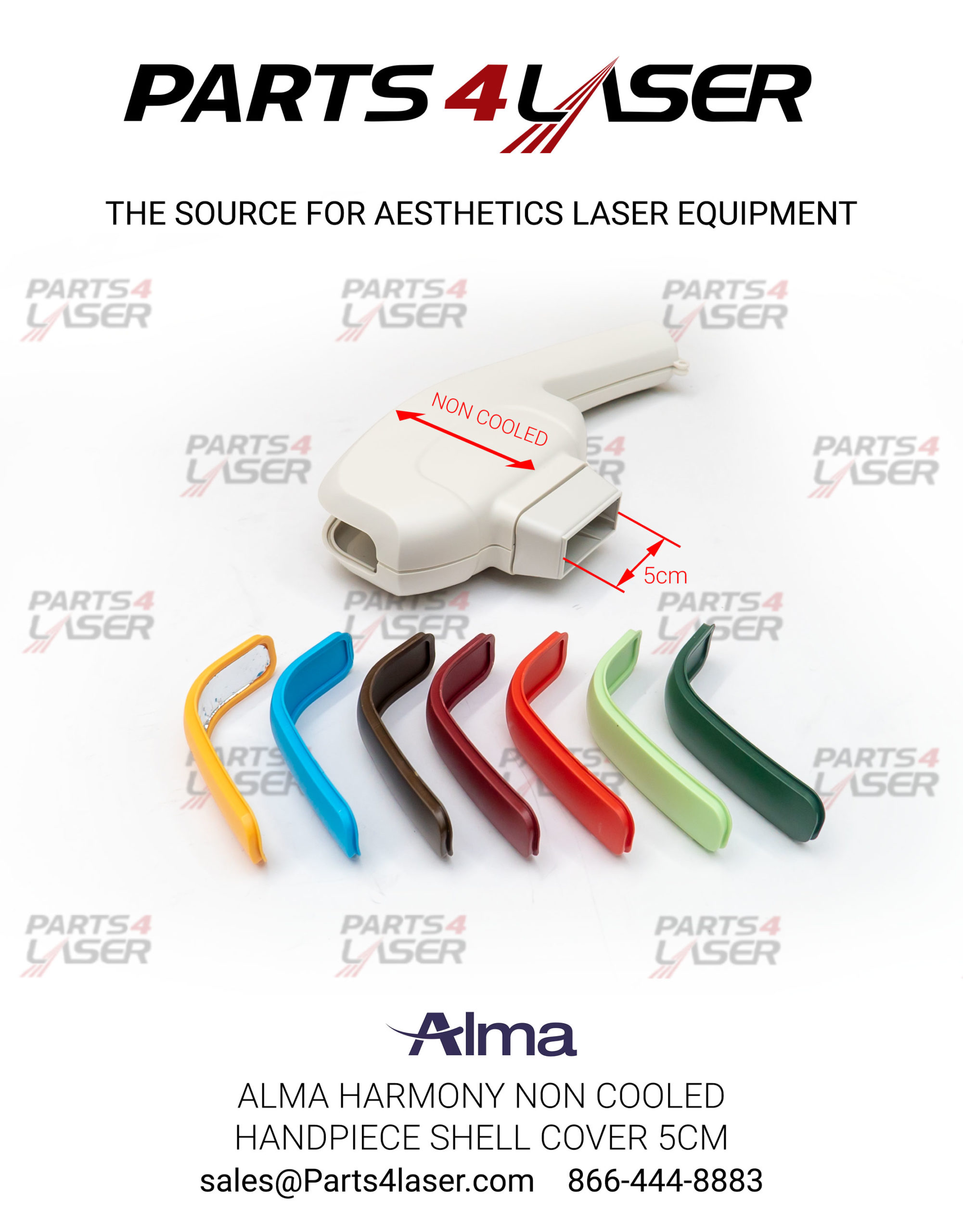 ALMA HARMONY NON COOLED HANDPIECE SHELL COVER 5cm ALSC1006 B80