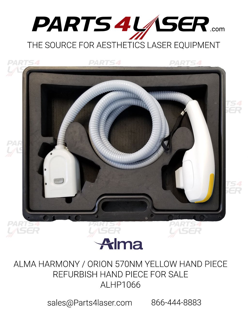 ALMA HARMONY / ORION 570NM YELLOW HAND PIECE REFURBISH HAND PIECE FOR SALE ALHP1066 - Image 3