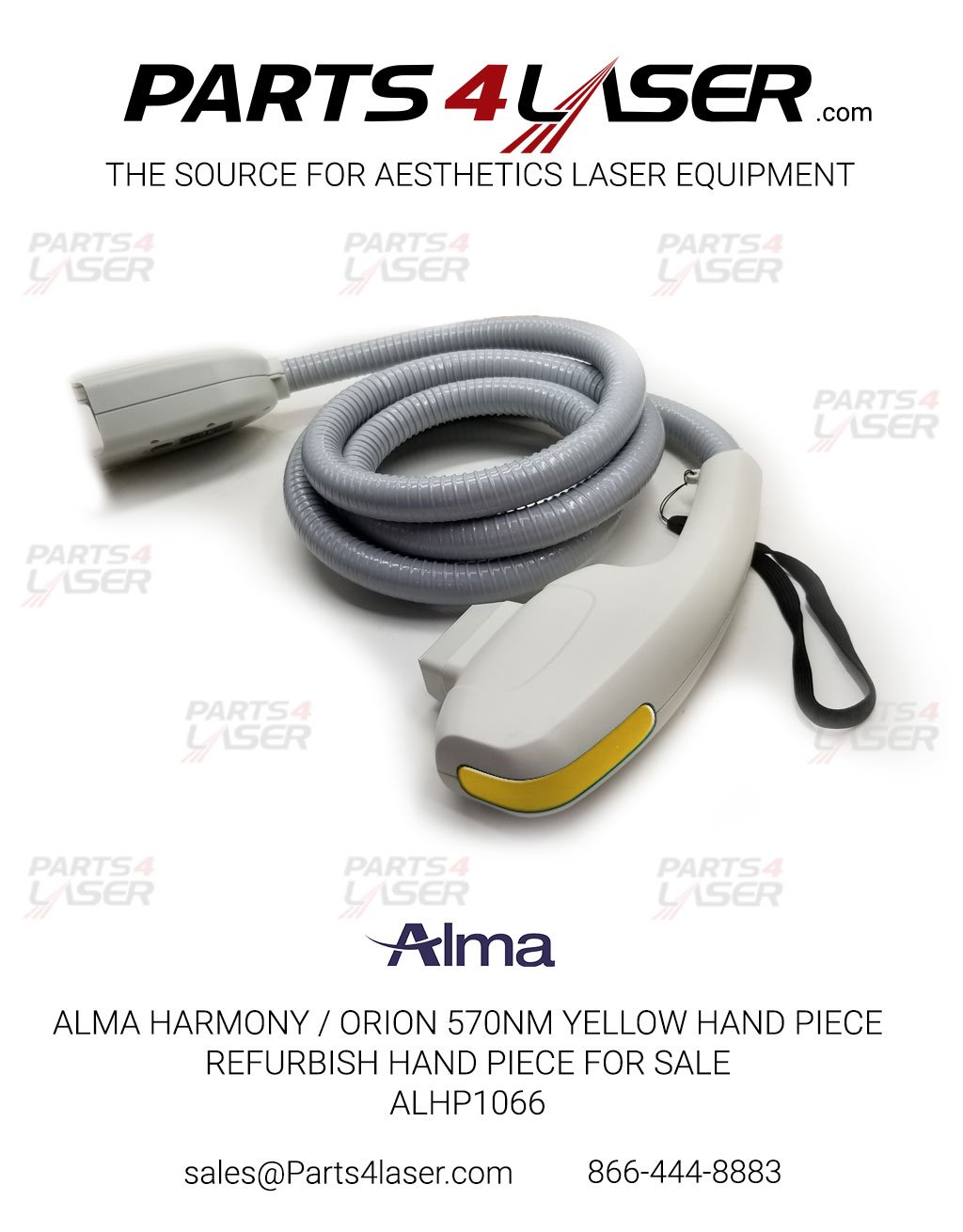 ALMA HARMONY / ORION 570NM YELLOW HAND PIECE REFURBISH HAND PIECE FOR SALE ALHP1066