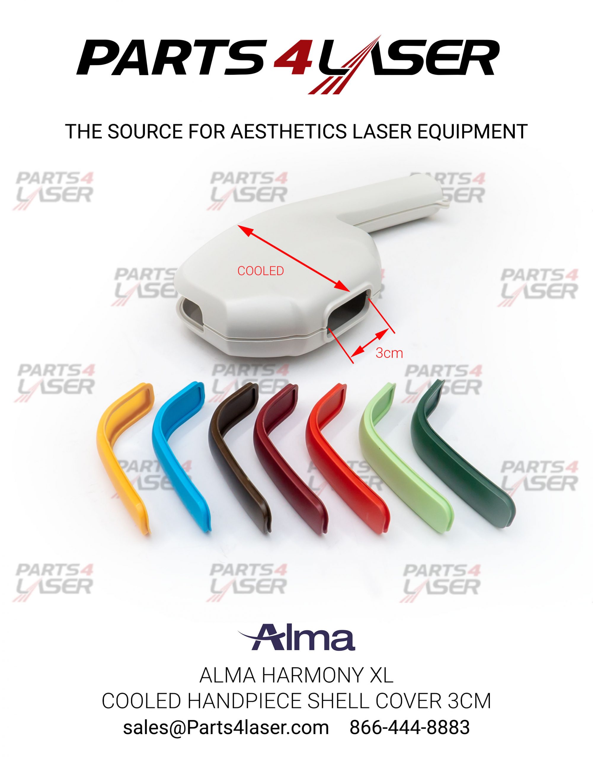 ALMA HARMONY XL COOLED HANDPIECE SHELL COVER 3cm B81