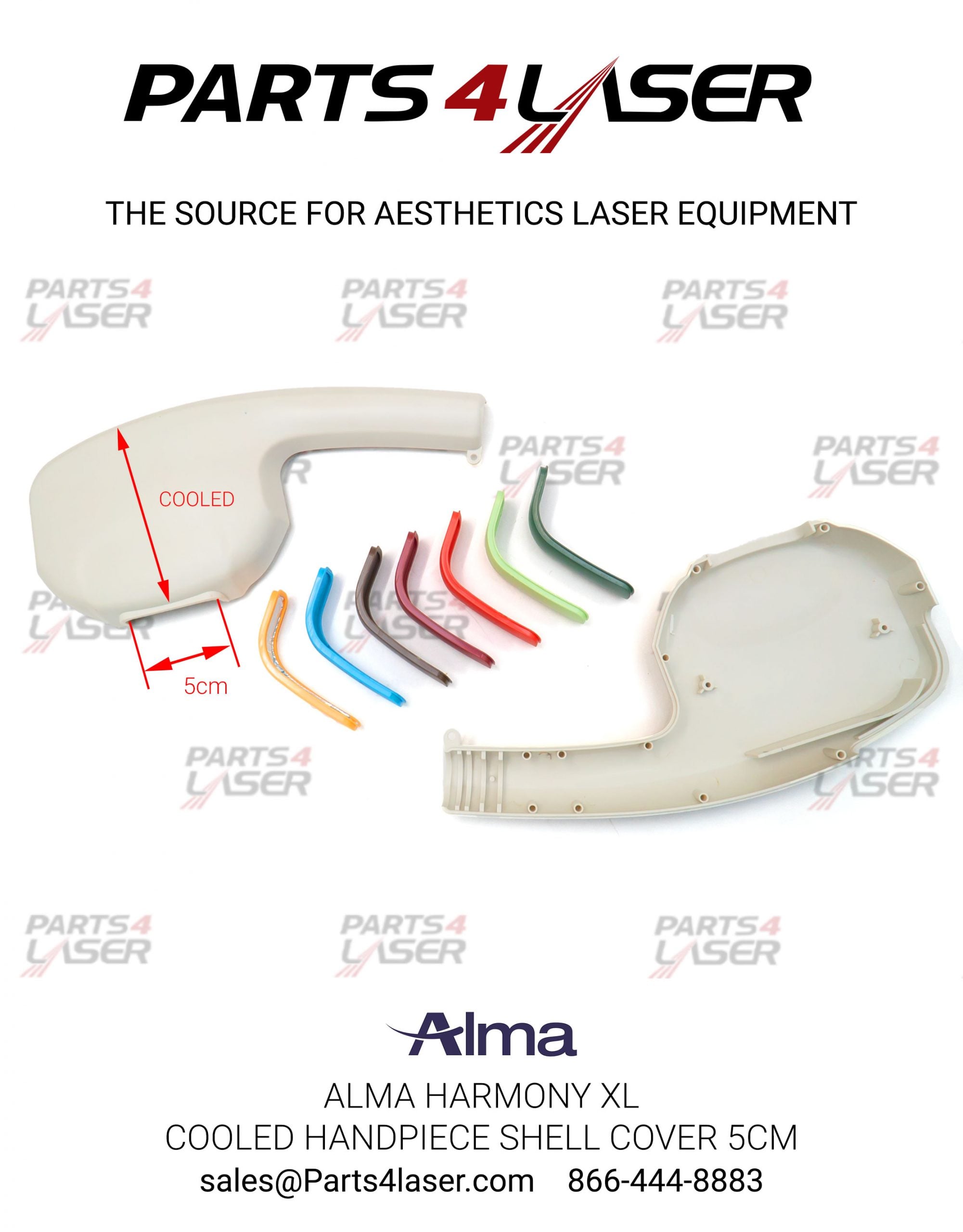 ALMA HARMONY XL COOLED HANDPIECE SHELL COVER 5cm - Image 2