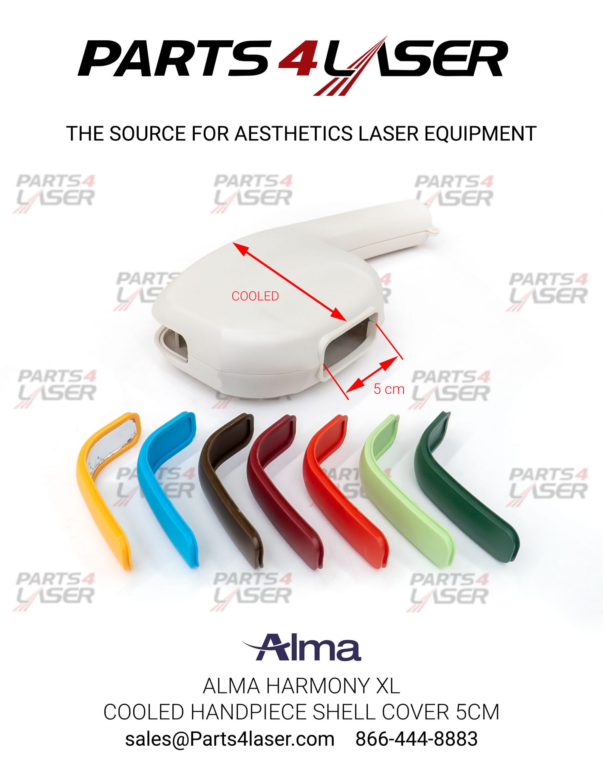 ALMA HARMONY XL COOLED HANDPIECE SHELL COVER 5cm