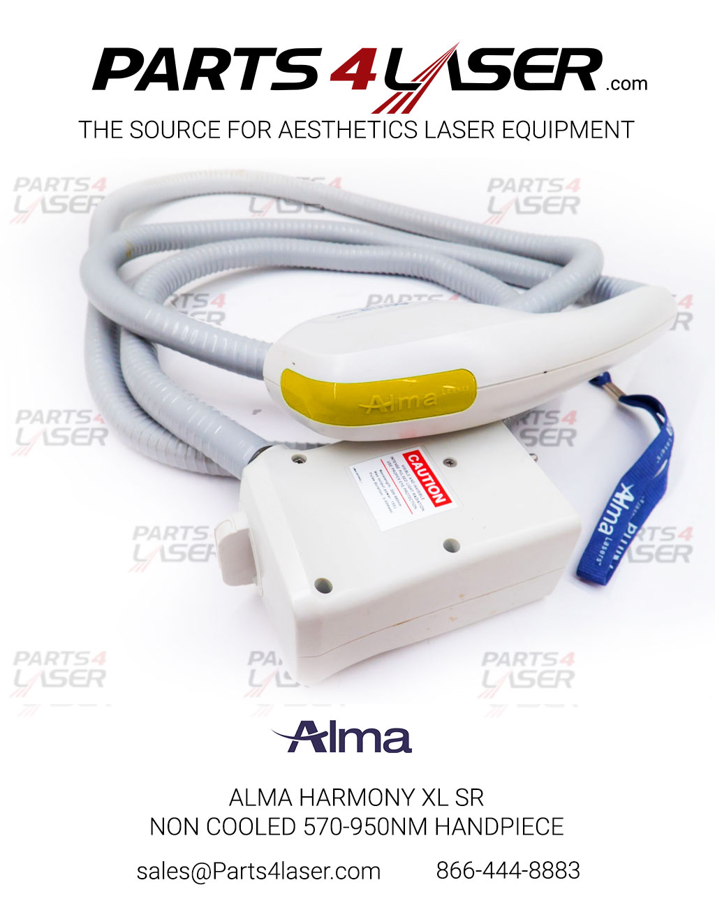 ALMA HARMONY XL SR NON COOLED 570-950NM HANDPIECE (YELLOW) REPAIR AND REFURBISH YOUR HAND PIECE - Image 2