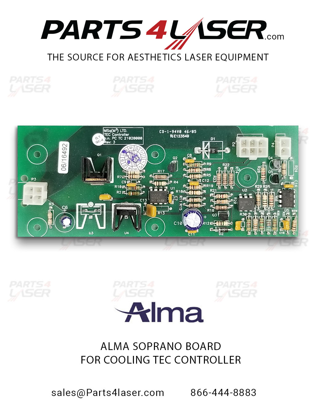 ALMA SOPRANO BOARD FOR COOLING TEC CONTROLLER, ALPC3069
