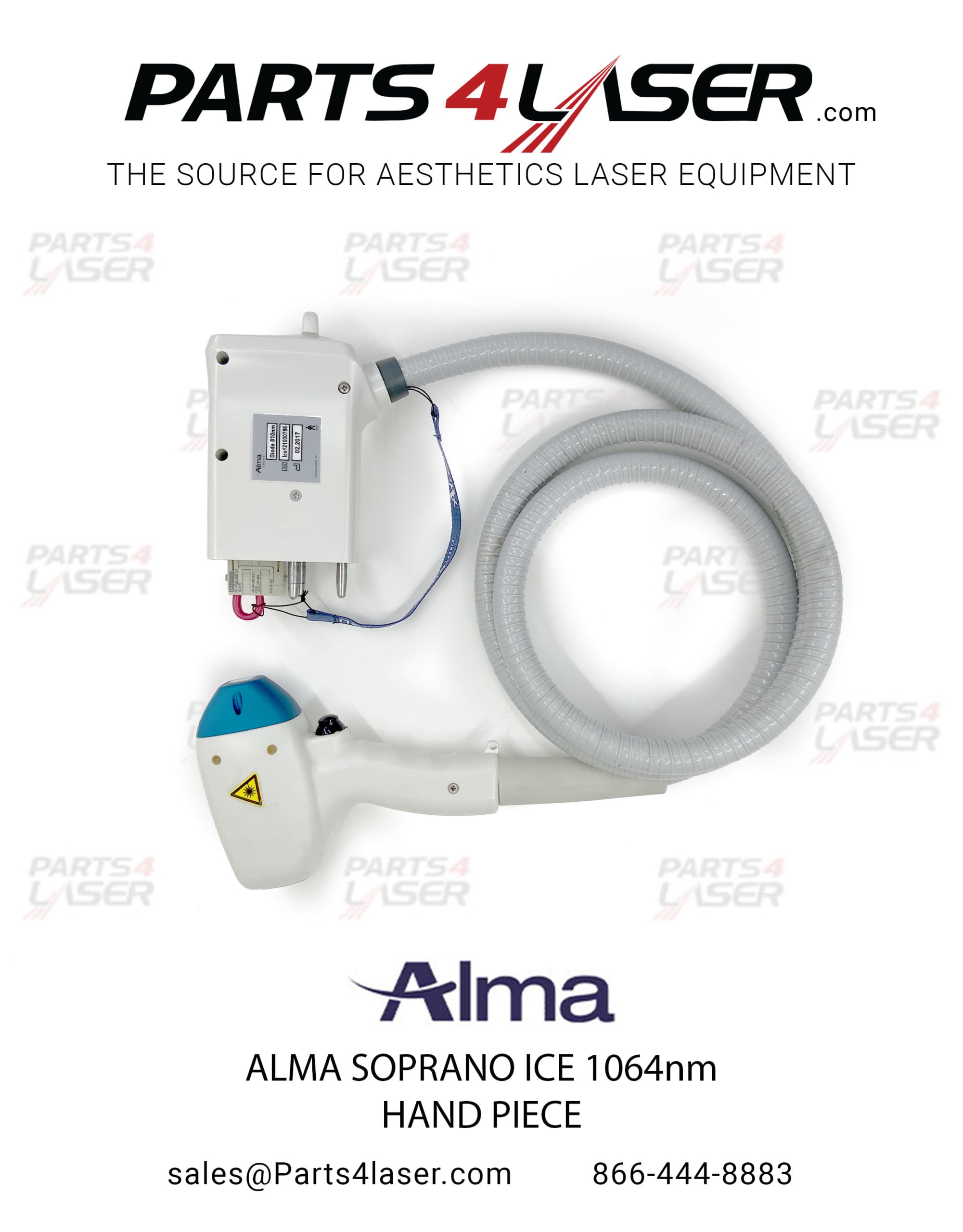 ALMA SOPRANO ICE 1064nm HAND PIECE, REPAIR OR REFURBISH YOUR HAND PIECE