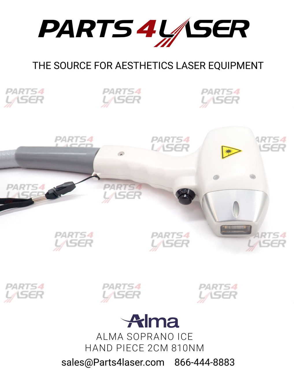 ALMA SOPRANO ICE HAND PIECE 2CM 810NM ALHP1077 - Image 3