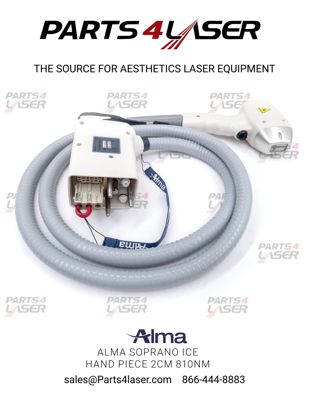 ALMA SOPRANO ICE HAND PIECE 2CM 810NM ALHP1077 - Image 4