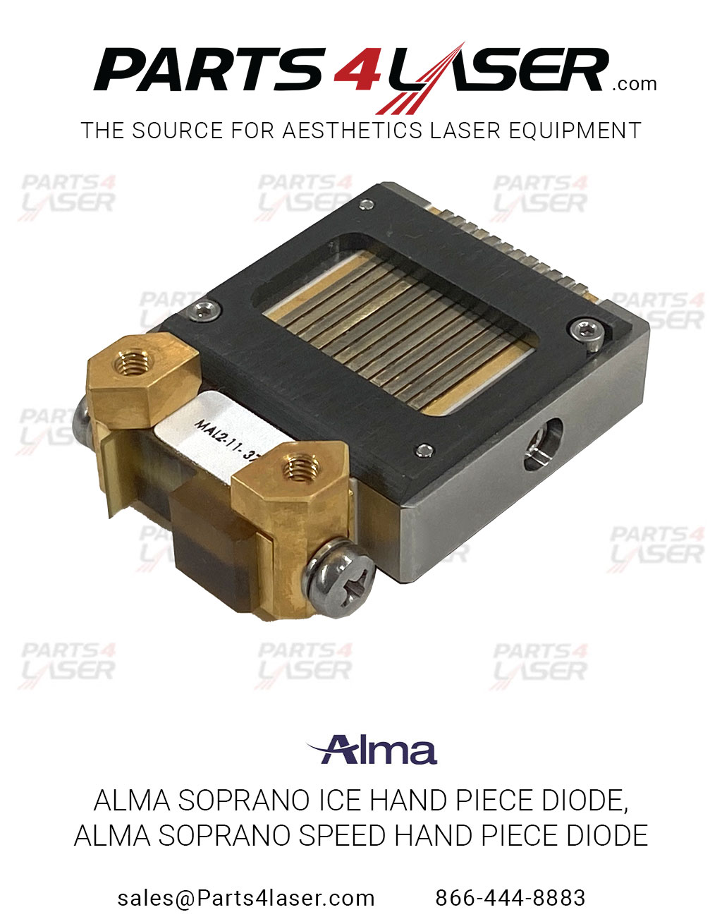 ALMA SOPRANO XL HAND PIECE DIODE, ALMA SOPRANO XLI