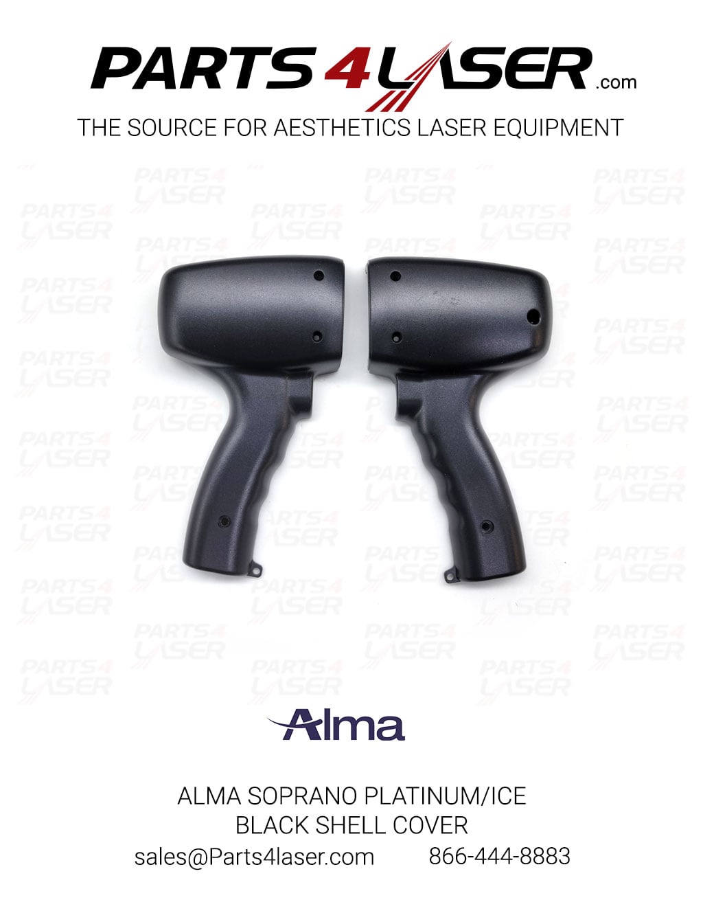 ALMA SOPRANO PLATINUM/ICE BLACK SHELL COVER ALSC34233 - Image 2