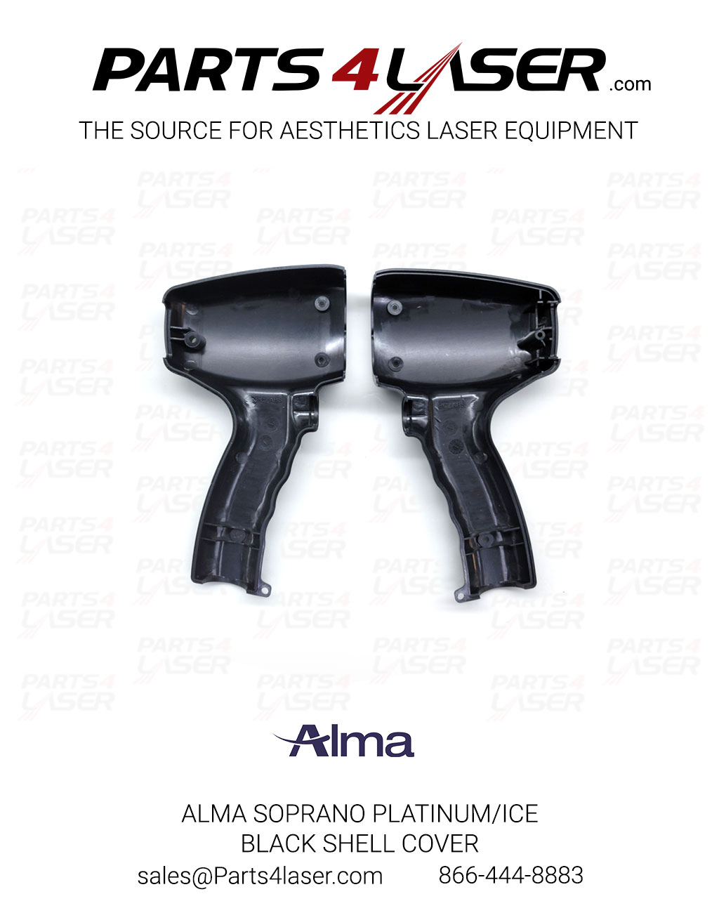 ALMA SOPRANO PLATINUM/ICE BLACK SHELL COVER ALSC34233 - Image 3