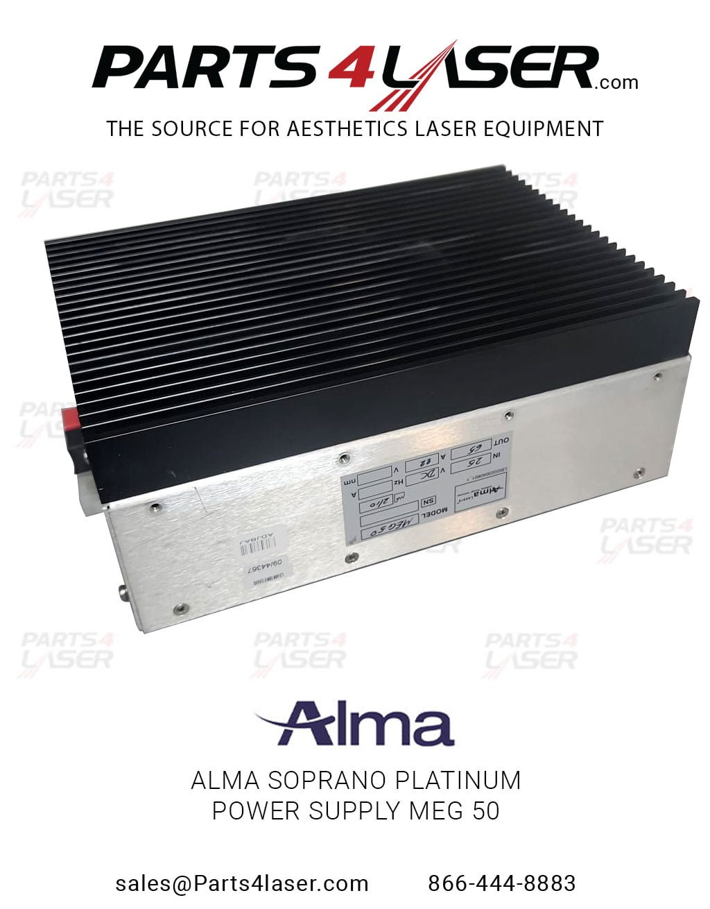 ALMA SOPRANO ICE , PLATINUM POWER SUPPLY MEG 50 ALPS3117